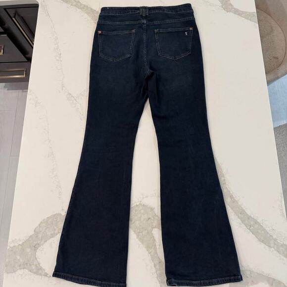 Pilcro Anthropologie The Icon Denim Jeans Womens 29 Blue High Rise Patch Pockets - Picture 6 of 10